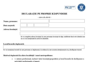 Cum arată Declarația pe propria răspundere?  E obligatorie și după 15 mai.