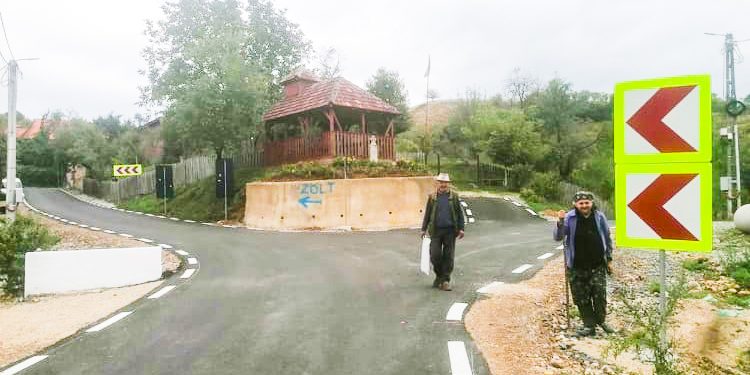 [FOTO] Lucrări recepționate! Drumul peste munți, dintre Zolt și Luncanii de Jos, a fost finalizat