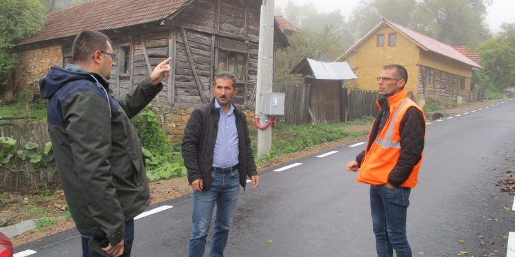 [FOTO] Lucrări recepționate! Drumul peste munți, dintre Zolt și Luncanii de Jos, a fost finalizat