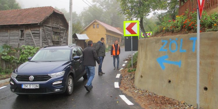 [FOTO] Lucrări recepționate! Drumul peste munți, dintre Zolt și Luncanii de Jos, a fost finalizat