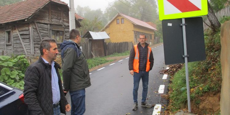 [FOTO] Lucrări recepționate! Drumul peste munți, dintre Zolt și Luncanii de Jos, a fost finalizat