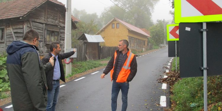 [FOTO] Lucrări recepționate! Drumul peste munți, dintre Zolt și Luncanii de Jos, a fost finalizat