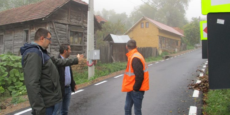 [FOTO] Lucrări recepționate! Drumul peste munți, dintre Zolt și Luncanii de Jos, a fost finalizat