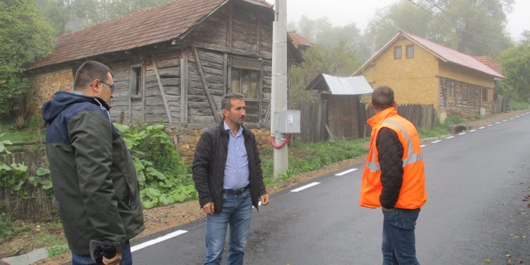 [FOTO] Lucrări recepționate! Drumul peste munți, dintre Zolt și Luncanii de Jos, a fost finalizat