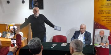 Eveniment editorial: președintele Uniunii Scriitorilor, Varujan Vosganian, și-a lansat volumul ”Dublu autoportret” la Casa Bredicenilor