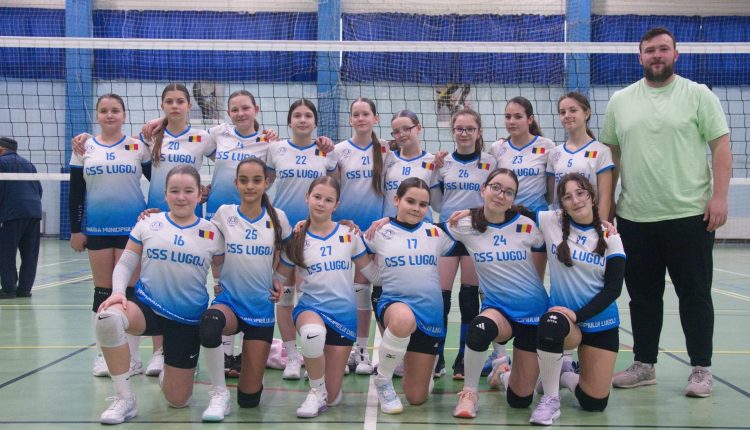 Obiectiv îndeplinit! Voleibalistele de la C.S.Ș Lugoj s-au calificat în turneul semifinal de junioare U13