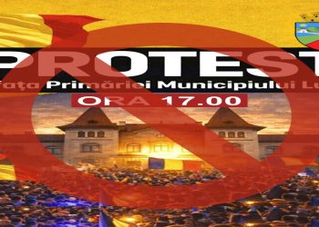 [VIDEO] Dosar penal în loc de protest! ”Revoluția de carton” de la Lugoj a ajuns la Poliție înainte să ajungă în stradă